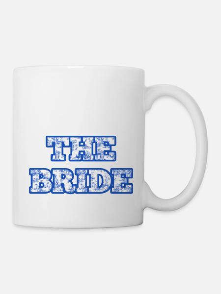 The bride chinoiserie bleu - Mug blanc - blanc