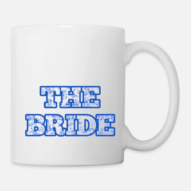 The bride chinoiserie bleu - Mug blanc - blanc