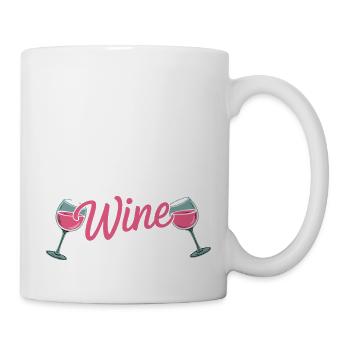 Time to Wine Down – Funny Wine Design - Mug - white - Right