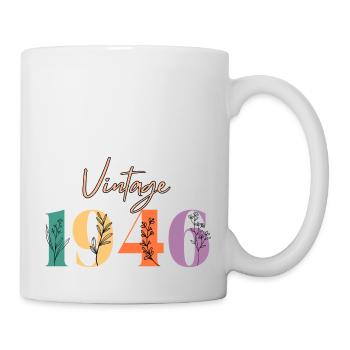 Vintage 1946 Floral - Mug - white - Right