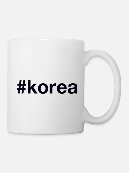 CORÉE Hashtag - Mug blanc - blanc