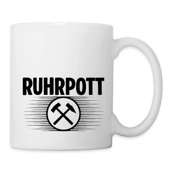 Ruhrpott Glueck auf - Tasse - Weiß - Rechts