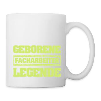 Beruf Facharbeiter - Tasse - Weiß - Rechts
