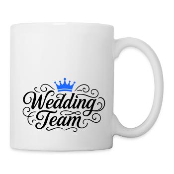 Wedding Team Hochzeit - Tasse - Weiß - Rechts