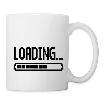 loading ladebalken - Tasse - Weiß - Rechts