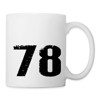 78 Number Jersey - Mug - white - Right