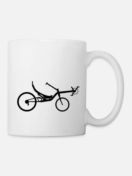 Liegerad speedmachine - Tasse - Weiß