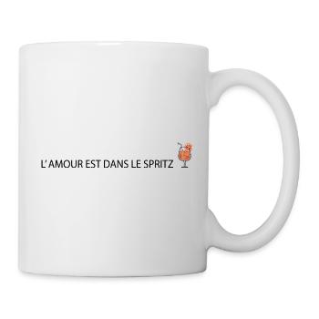 L' amour est dans le SPRITZ Humour Apéro - Mug blanc - blanc - Droite