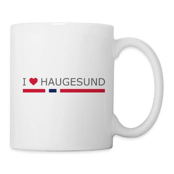 J’aime Haugesund - Norvège - Norvège - Norwegen - Mug blanc - blanc - Droite