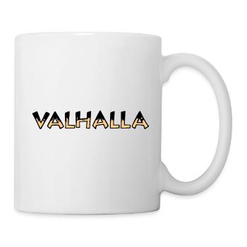 Valhalla Rune Gelb und Schwarz - Tasse - Weiß - Rechts