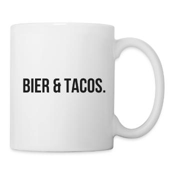 Bier & Tacos - Perfekte Kombination - Tasse - Weiß - Rechts
