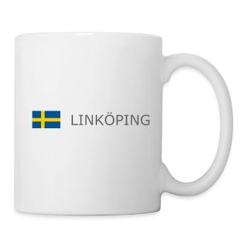 Drapeau de la Suède - Linköping - Sverige - Schweden - Mug blanc - blanc - Droite
