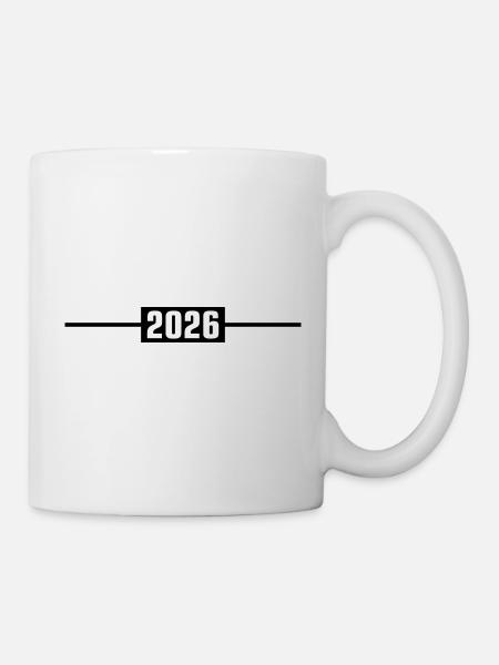 2026 Linie - Tasse - Weiß