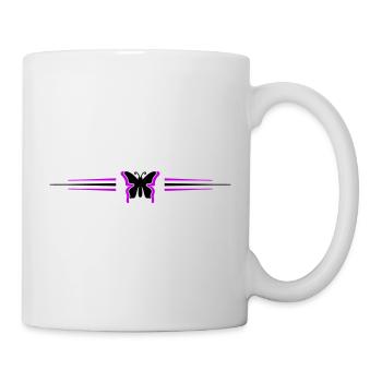 Butterfly Symbol Line - Mug - white - Right