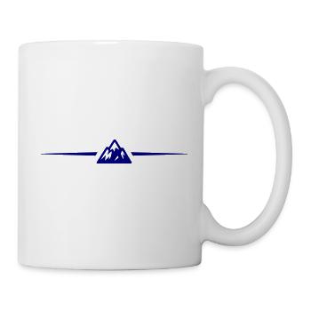 Mountains icon line - Mug - white - Right