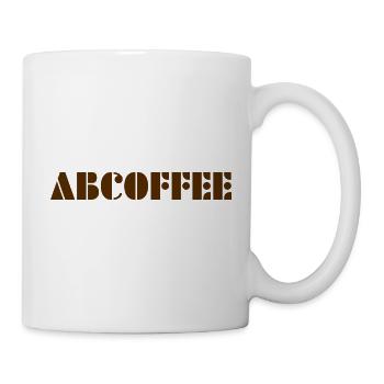 Coffee alphabet - Mug - white - Right