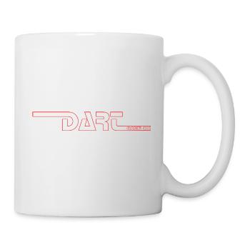 Fléchettes, fléchettes, FLÉCHETTES-GAME_ON_Rot - Mug blanc - blanc - Droite
