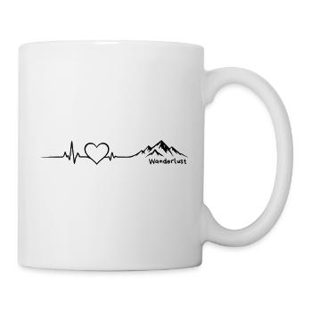 Randonnée montagneuse Wanderlust - Mug blanc - blanc - Droite