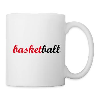 Das Leben ist Basketball – urbaner Sport, Leidenschaft, Energie - Tasse - Weiß - Rechts