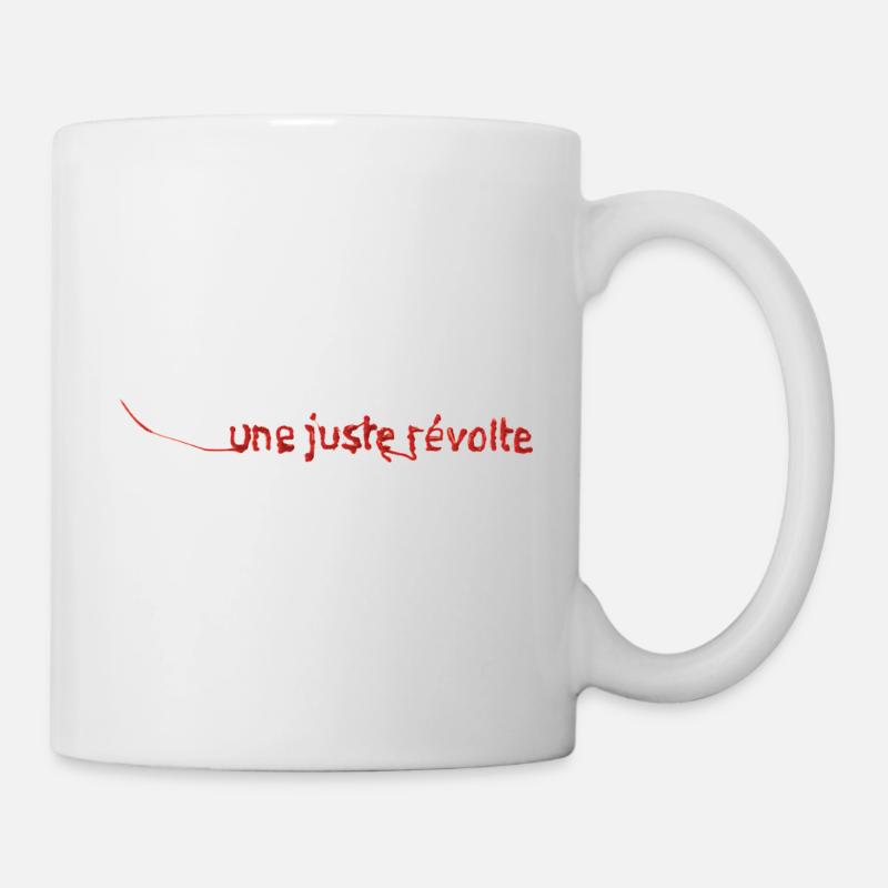 JUSTE RÉVOLTE - let's talk - Mug blanc - blanc