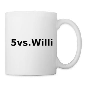 5vs.Willi | Bold Statement Print - Tasse - Weiß - Rechts