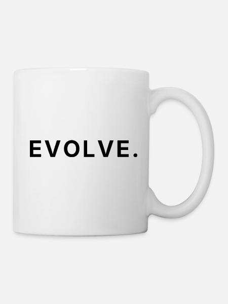 Evolve - Croissance et Changement - Mug blanc - blanc