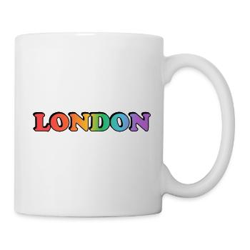 London LGBTQ Rainbow - Tasse - Weiß - Rechts