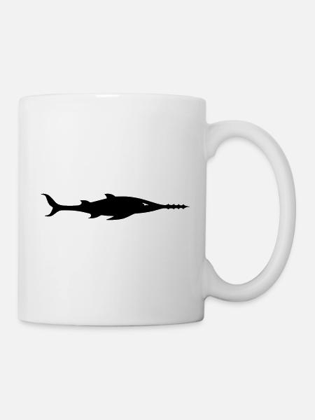 Mita_Workout_pro_Logo_Fisch - Mug blanc - blanc