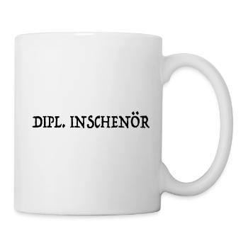 Dipl. Inschenör Wortwitz Humorvoll - Tasse - Weiß - Rechts