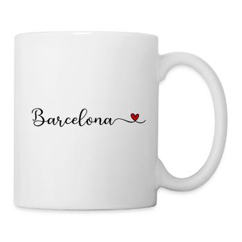 I love Barcelona Heart Gift - Mug - white - Right