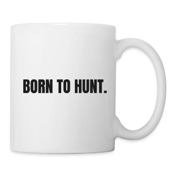 BORN TO HUNT Carnivore Outdoor Statement - Mug - white - Right