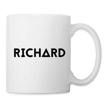 Prénom Richard - Mug blanc - blanc - Droite