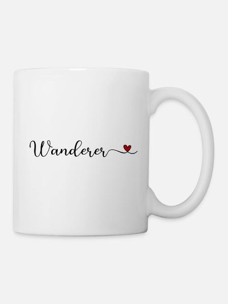 Wanderer - Tasse - Weiß