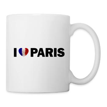 I love Paris France - Mug - white - Right