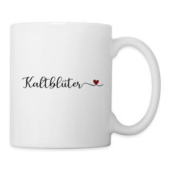 Kaltblüter - Tasse - Weiß - Rechts