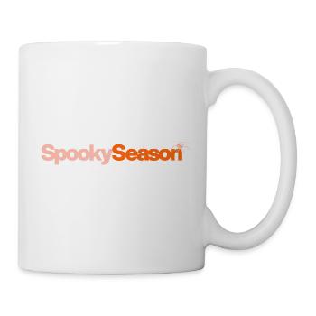 Spooky Season mit Spinne - Tasse - Weiß - Rechts