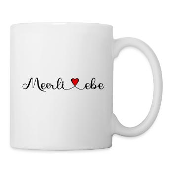 Meerliebe - Geschenke für Freunde und Familie - Tasse - Weiß - Rechts