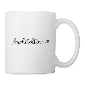 Architektin - Tasse - Weiß - Rechts