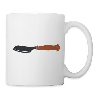 Teigmesser Baecker Grafik - Tasse - Weiß - Rechts