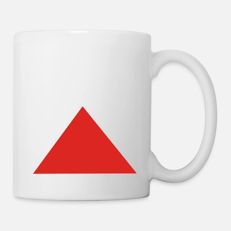 Dreieck - Tasse - Weiß