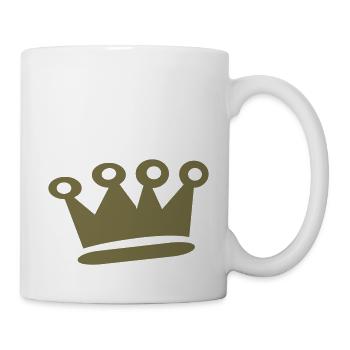 Couronne - Mug blanc - blanc - Droite