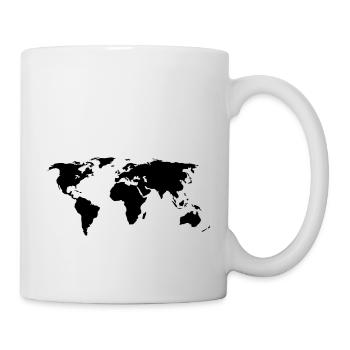 World Map - Mug - white - Right