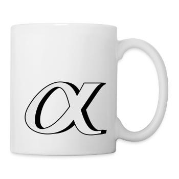 alpha - Tasse - Weiß - Rechts