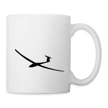 Segelflugzeug - Tasse - Weiß - Rechts