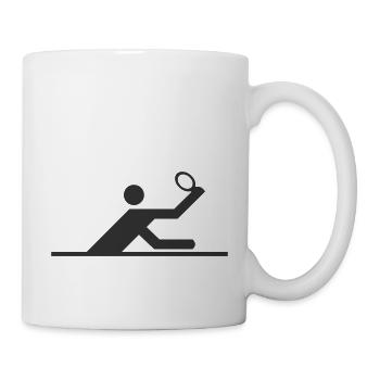 _tabletennis_01 - Tasse - Weiß - Rechts