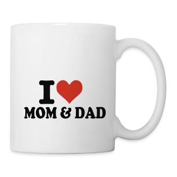 Mom & Dad - Mug - white - Right