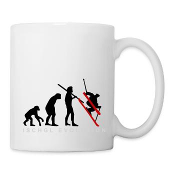 Ischgl Evolution Ski - Tasse - Weiß - Rechts