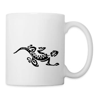 Lezard Gecko - Mug blanc - blanc - Droite