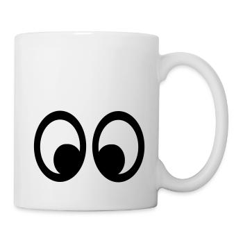 Yeux - Mug blanc - blanc - Droite