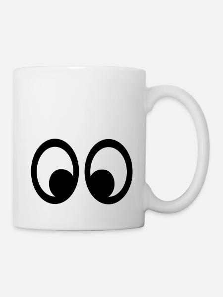 Augen - Tasse - Weiß